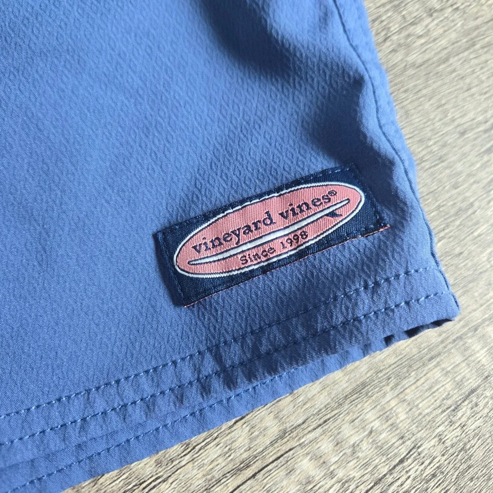 Vineyard Vines Mens Colorblock Board Shorts Pink Blue Turquoise Size 35